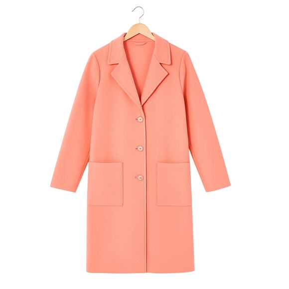 Candace Cameron Bure Regular Button-Front Coat in Blossom – NEW, Size Medium - Picture 3 of 5